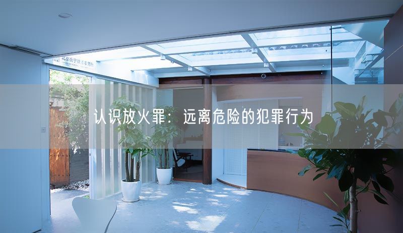 认识放火罪：远离危险的犯罪行为(图1)